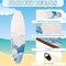 3 Pieces Surfboard Wooden Beach Decor for Bedroom Surfboard Wall Decor Summer Wood Wall Hanging Sign for Tropical Bedroom Living Room Decoration (Ocean)
